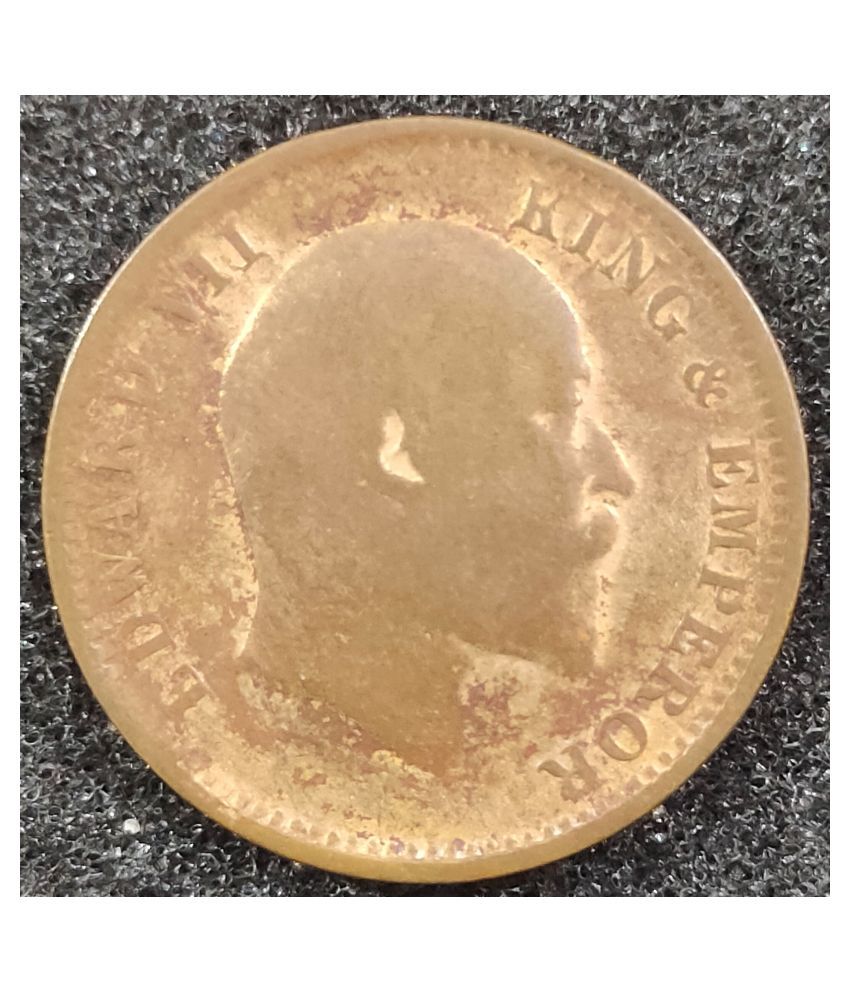 EXTREMELY RARE 1906 BRONZE QUARTER ANNA EDWARD VII AT AN ATTRACTIVE