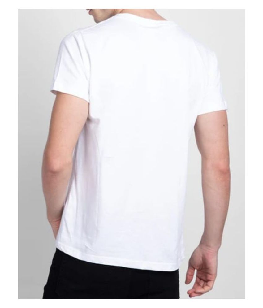 polyester white tshirt