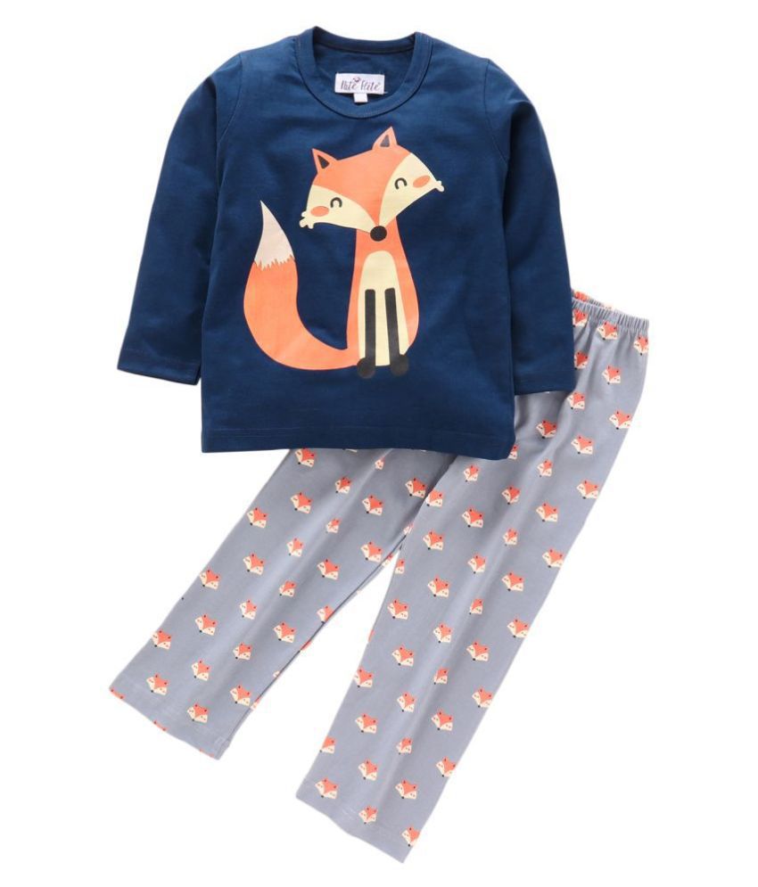    			Nite Flite Boys Foxy Friend Print Pyjama Set