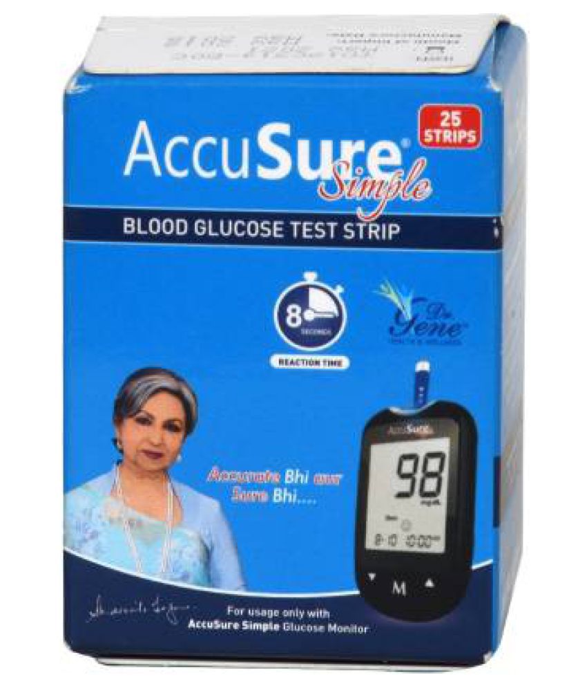 ACCUSURE SIMPLE, 25 STRIPS 4183, Expiry-May 2022