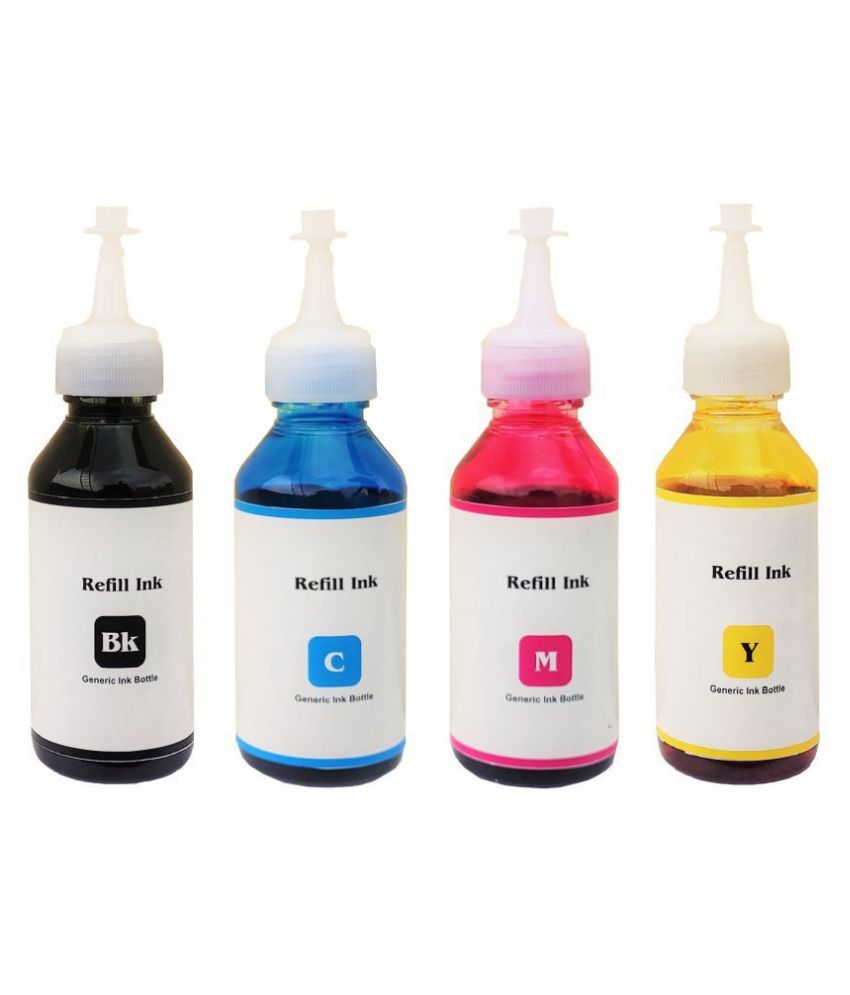 Dotink 6 70 Ml Epson T673 Multicolor Pack Of 6 Ink Bottle For Compatible Refill Inkjet Printer 7019
