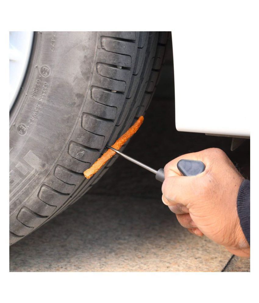 delhideals Tubeless Tyre Puncture Repair Kit 5 10 Strips Buy