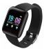 SilverX M5 Fitness Band 1.3 Inch Color Screen Wristband Smartwatch Black Strap, Free Size