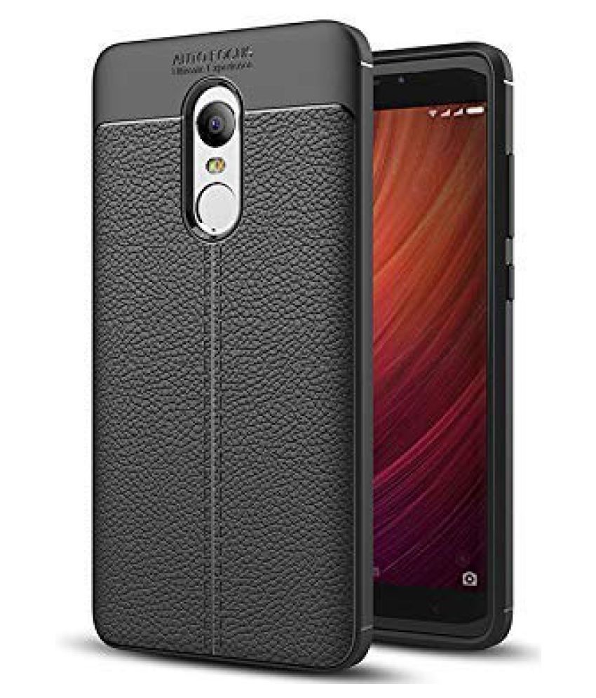 Xiaomi Redmi Note 4 Shock Proof Case Designer Hub Black Autofocus Back Cover Case
