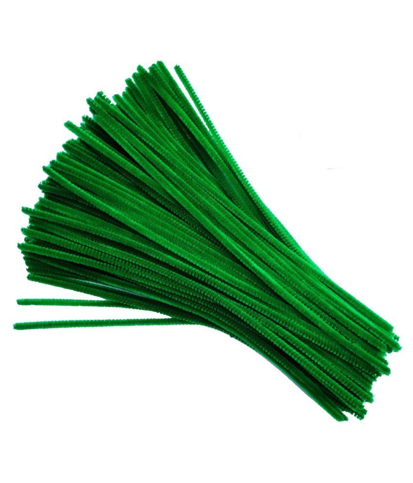     			PRANSUNITA Fabric Pipe Cleaners 25 Pcs ,Chenille Stems for DIY Crafts ( Pack of 1 )