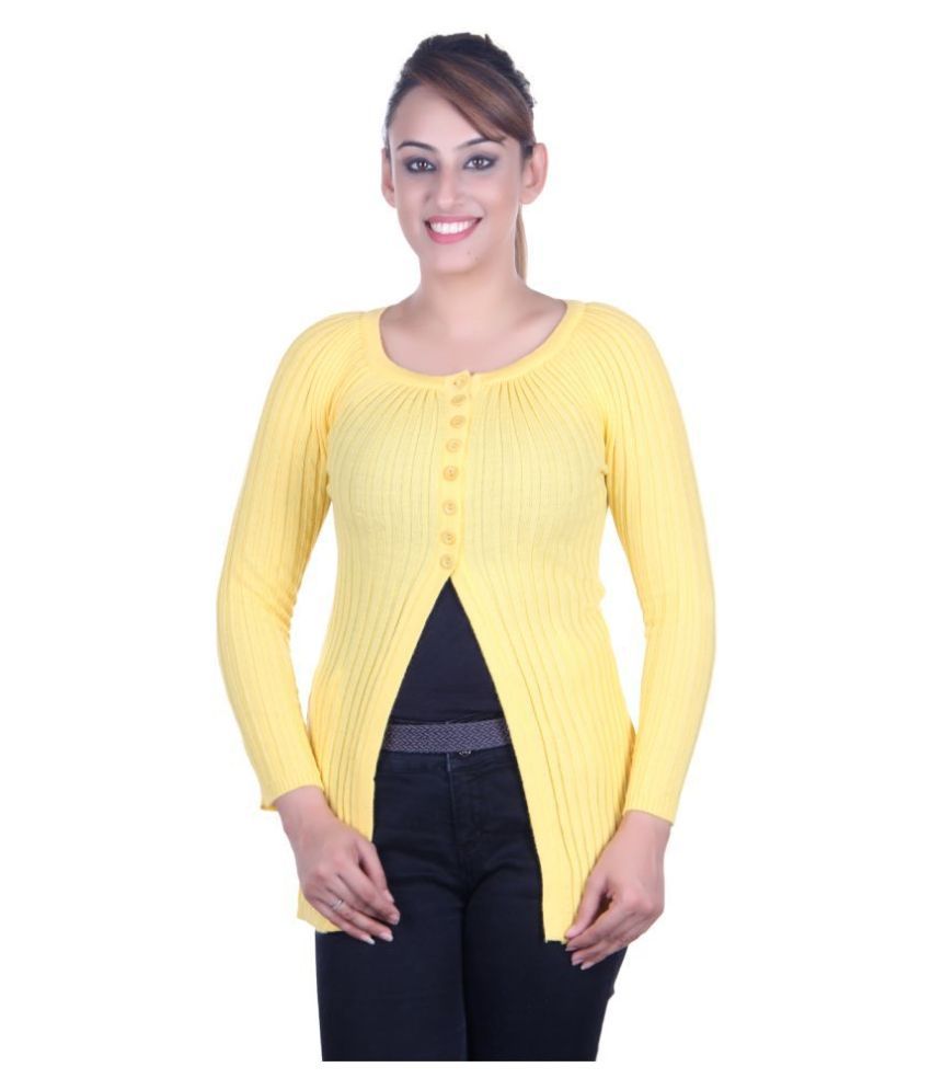     			Ogarti Acrylic Shrugs - Yellow