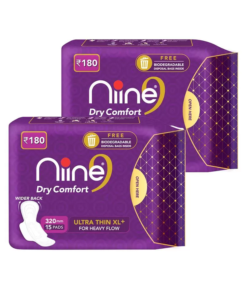 Niine Dry Comfort Ultra Thin XL - 40 Pads Super Saver Pack