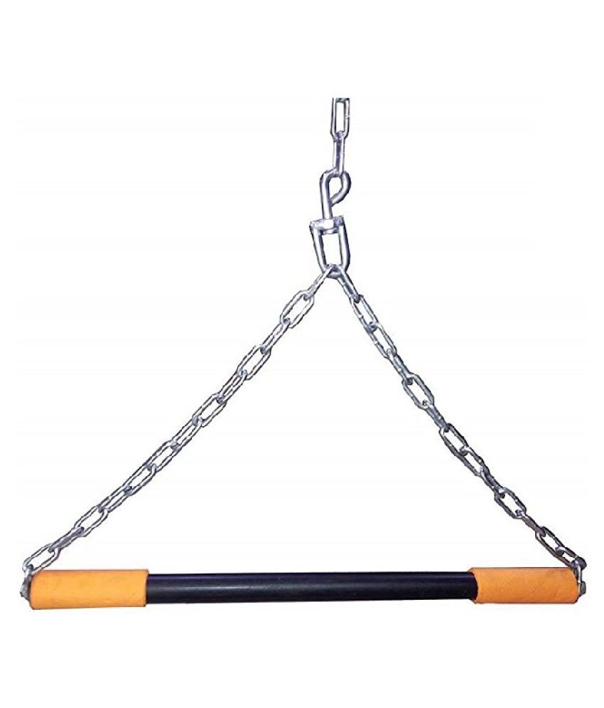 Arnav Hanging Rod Pull Up Bar with Long Heavy Chain with Painted Rod ...