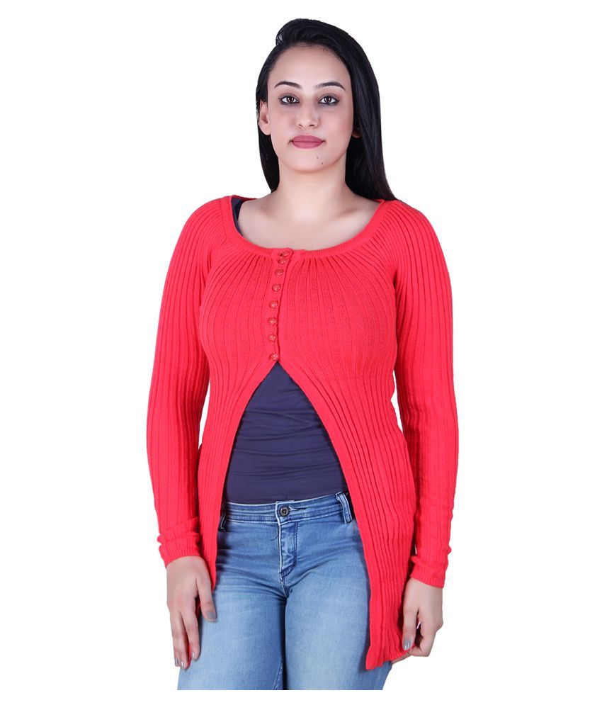     			Ogarti Woollen Shrugs - Pink