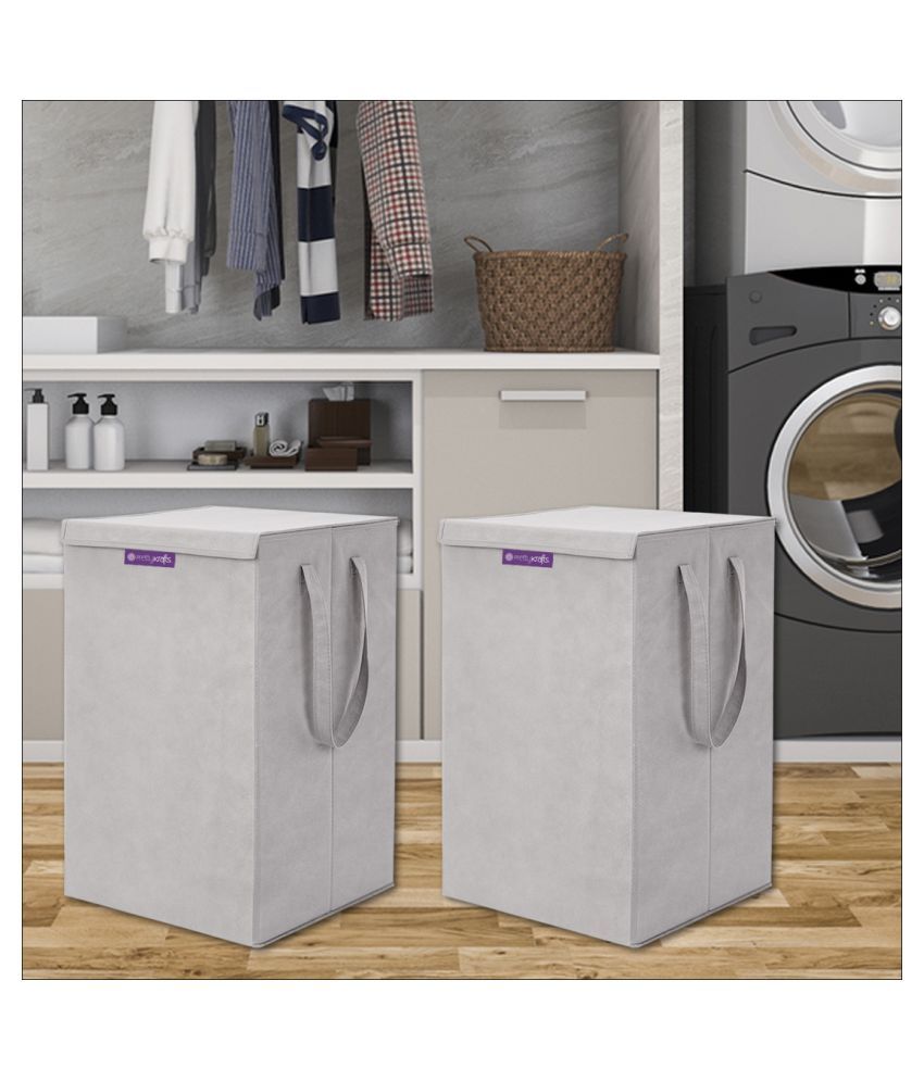     			PrettyKrafts PE Laundry Bag - Grey