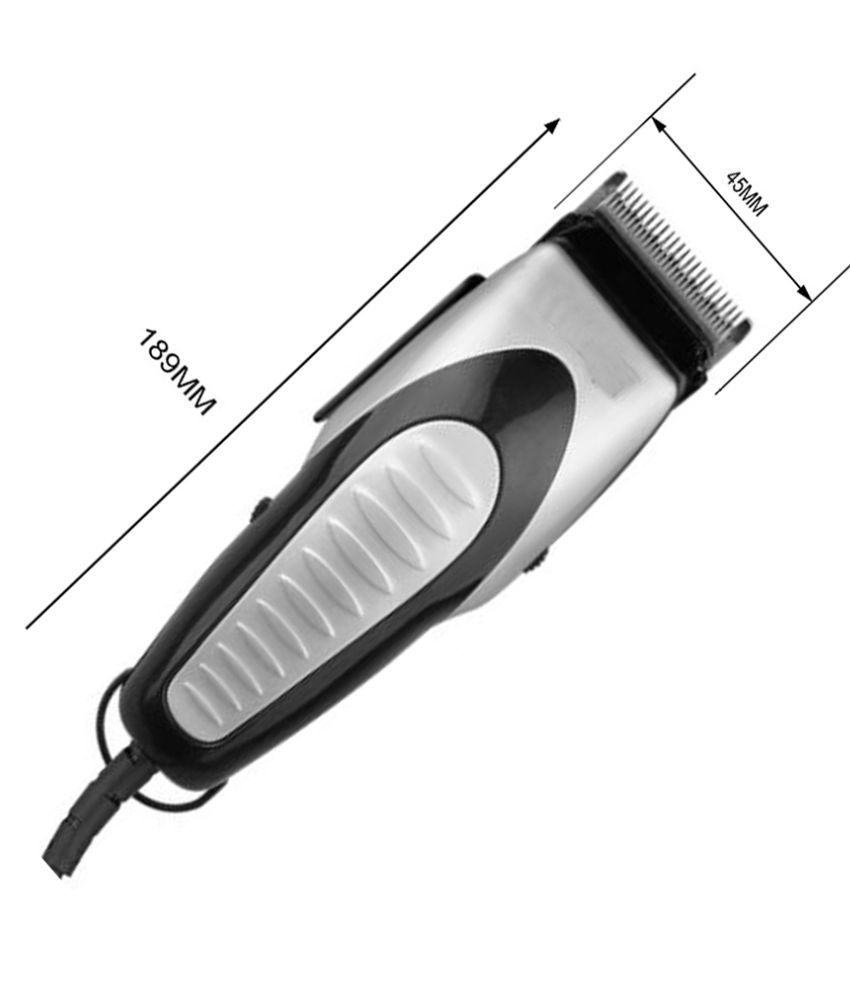electric razor with attachments