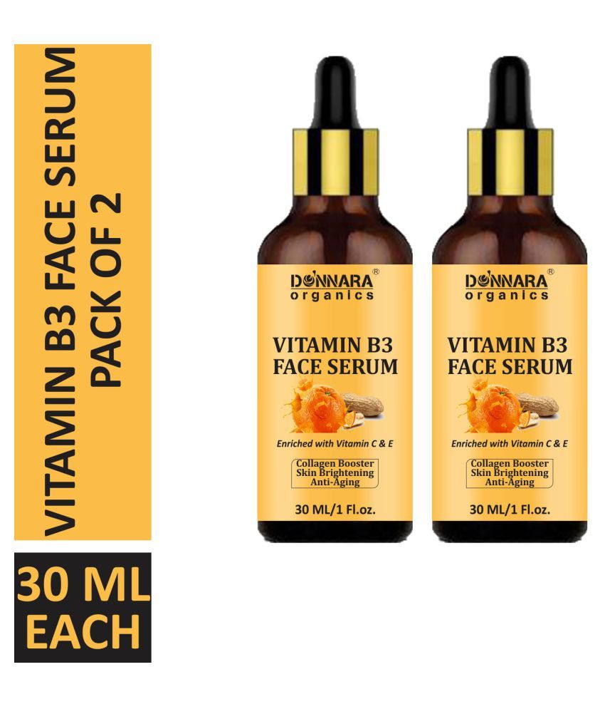 Donnara Organics Vitamin B3 Serum- For Skin Glow & Skin Face Serum 60 ...