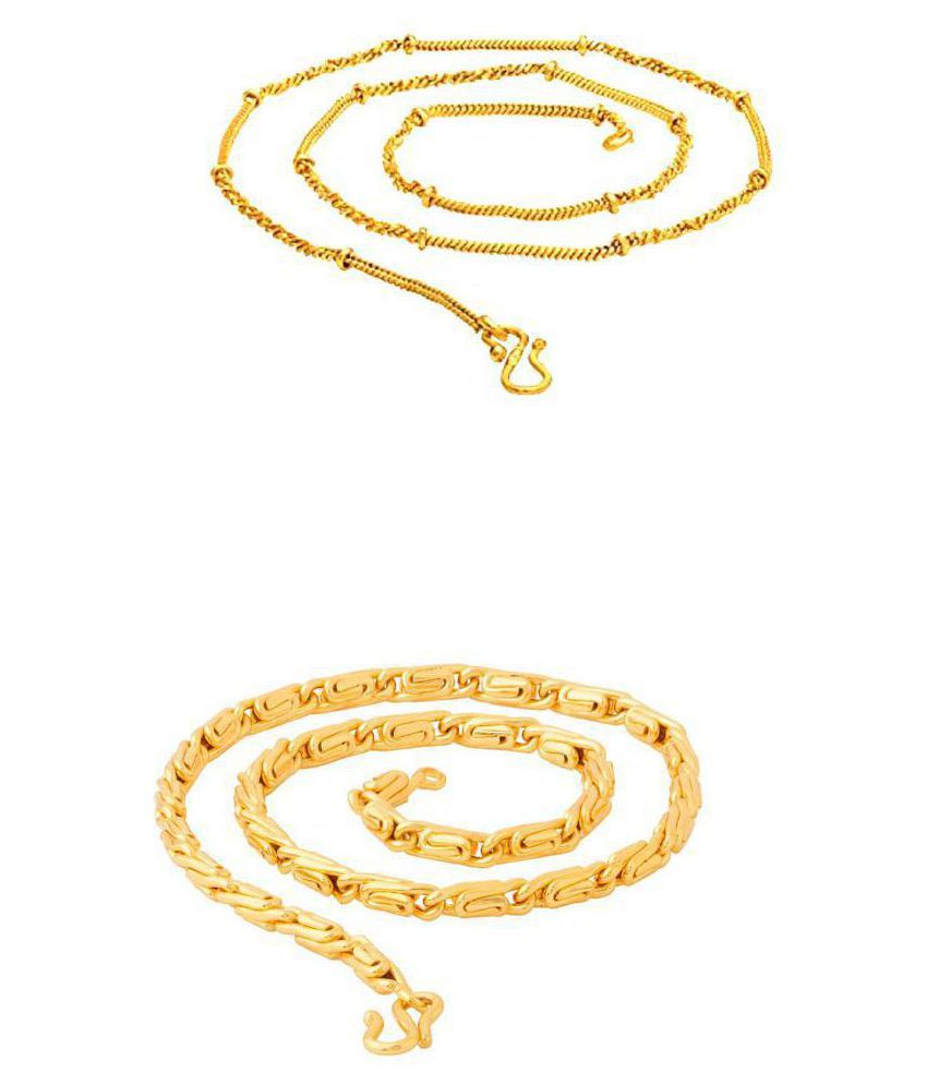    			shankhraj mall gold plated fancy new combo chins for men or women-100311
