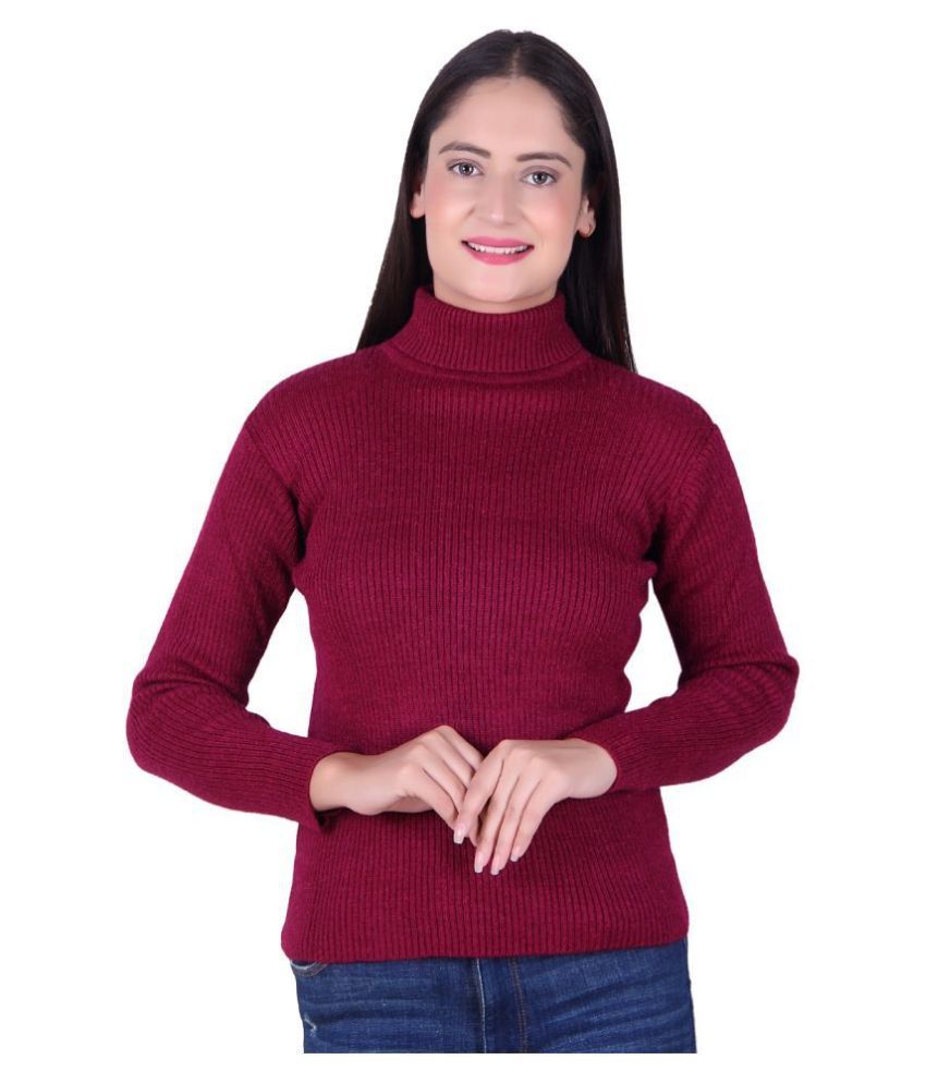     			Ogarti Acrylic Maroon Skivvy