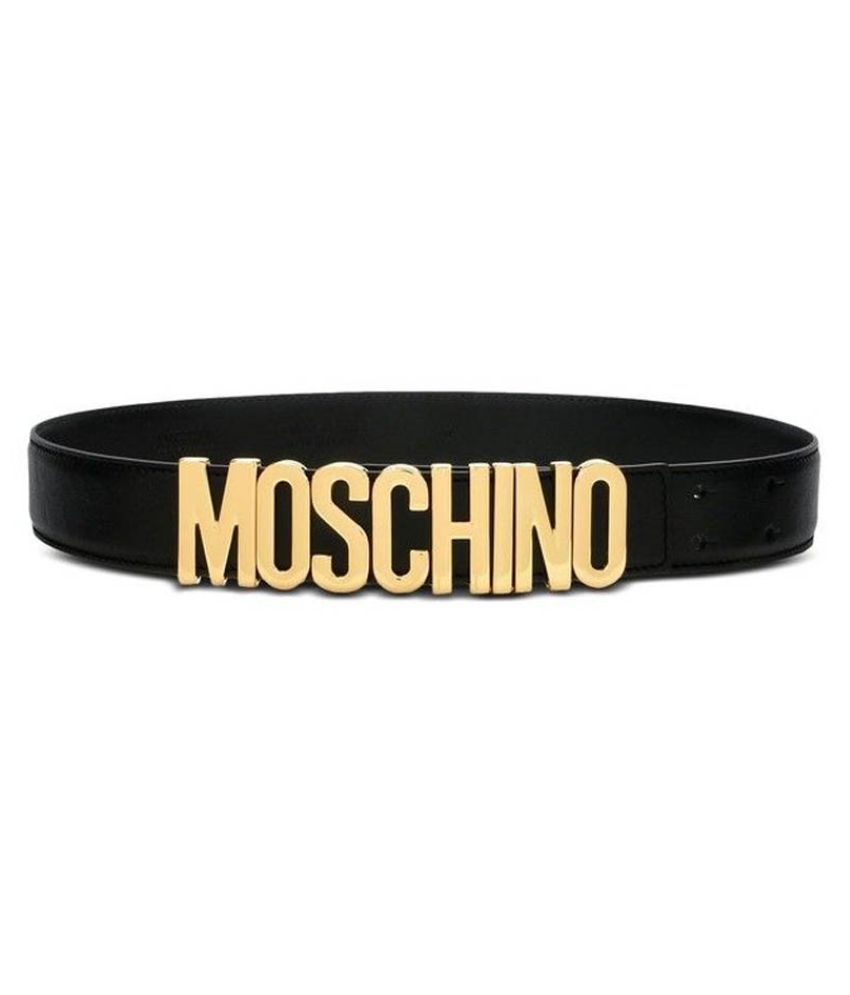MOSCHINO Imported Black Leather Party 