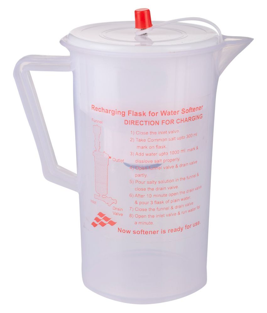 RiverSoft PE INX-3000 Ion Exchange Water Softener for bathroom - White ...