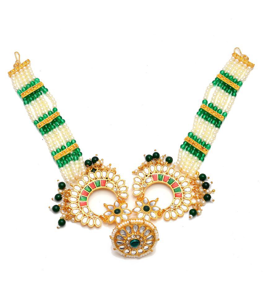 trendy rajasthani style hair jewellery: Buy trendy rajasthani style hair  jewellery Online in India on Snapdeal