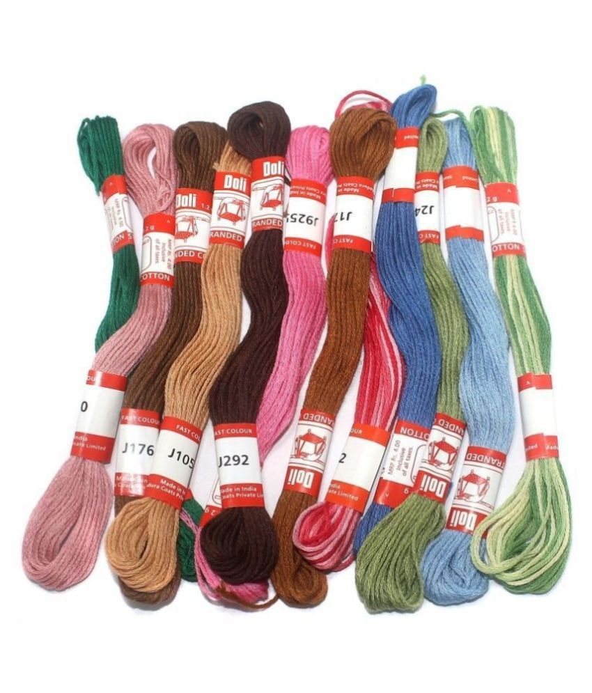 Beadsnfashion jewellery making embroidery threadcombo of 12 buy Beadsnfashion jewellery making embroidery threadcombo of 12 buy