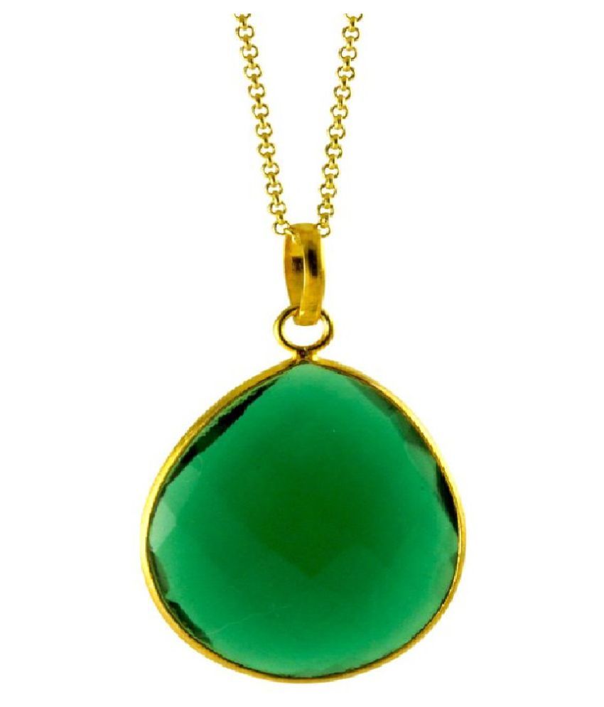 KUNDLI GEMS - Emerald Pandent with natural lab certified stone Stone 9 ...