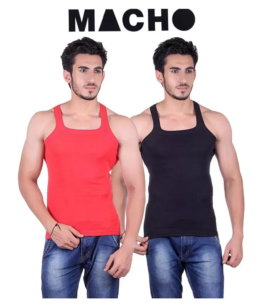 Pack of 2 Sleeveless Vests