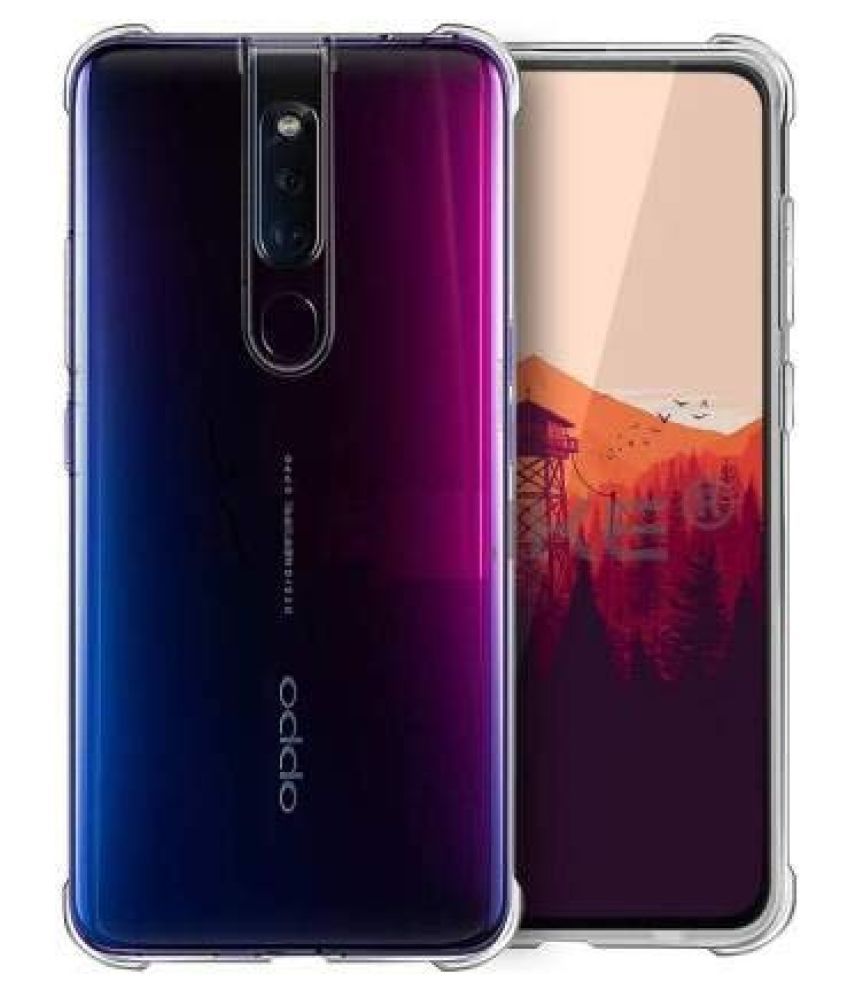     			Oppo F11 Pro Shock Proof Case Megha Star - Transparent Premium Transparent Case