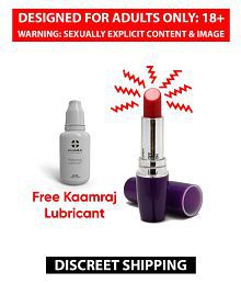 Hot mini lipstick vibrator female lipstick vibe By Naughty Nights + Free kaamraj Lube