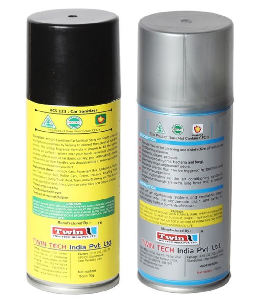 Evershine Ac Disinfectant &amp; Car Disinfectant Spray Each