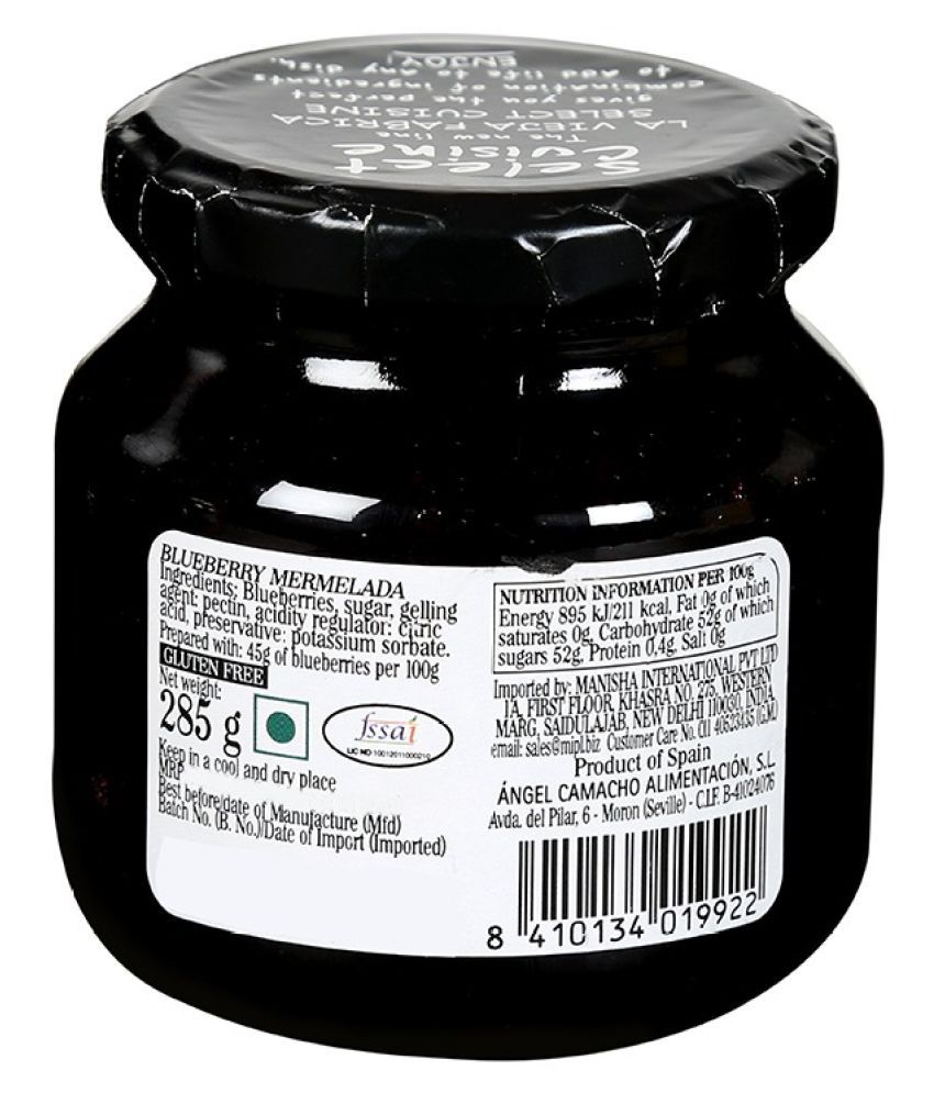 LA VIEJA FABRICA BLUEBERRY+APRICOT Jam 635 gm Pack of 2 Buy LA VIEJA
