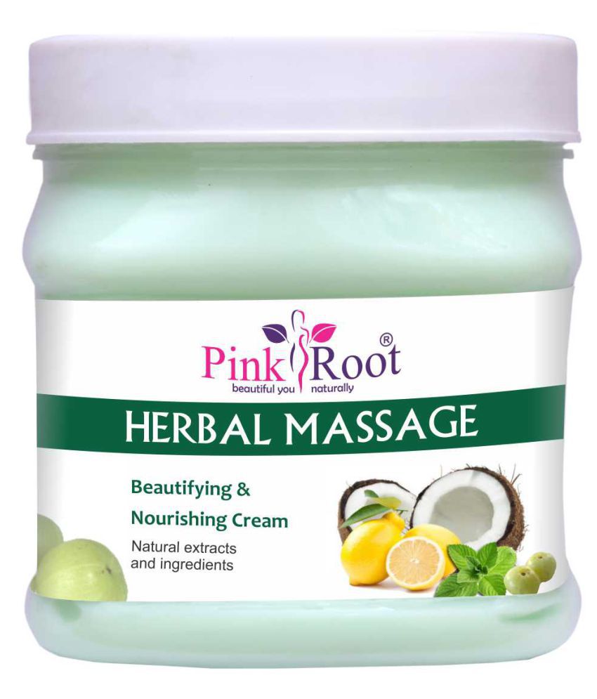 Pink Root Herbal Massage Cream Gm With Cold Cream Milk Honey Gm