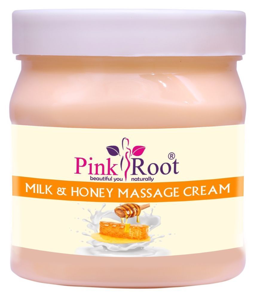 Pink Root Milk & Honey Massage Cream 500GM with Cold Cream Milk & Honey 500GM Day Cream 990 gm