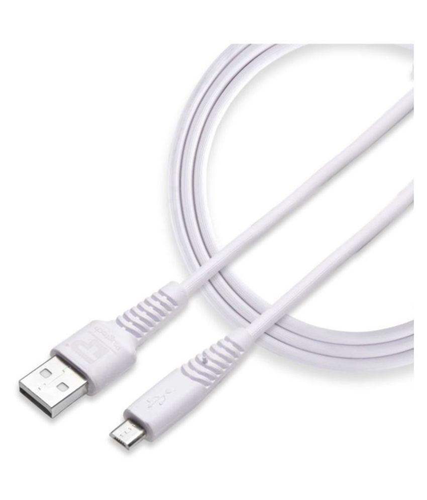 Plugtech USB Data Cable White 1 Meter