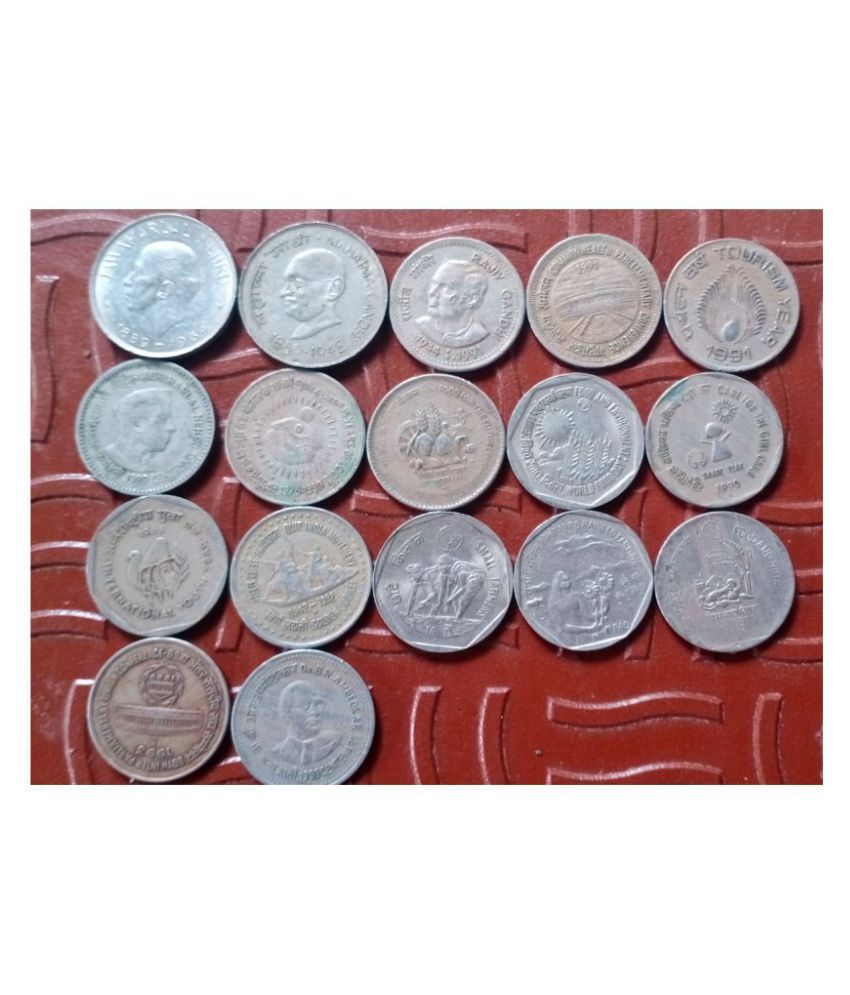     			MANMAI - 17 ALL DIFFERENT COMMEMORATIVE SET 17 Numismatic Coins