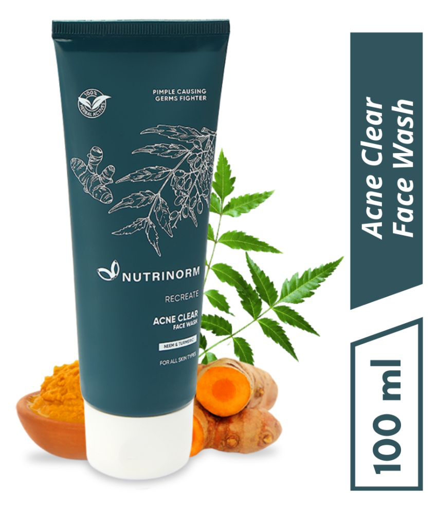     			Nutrinorm Acne Clear Face Wash-'Enriched Purified by Polyohenolic Flavanoids from Neem Leaves for Acne Clear(Oily Skin)