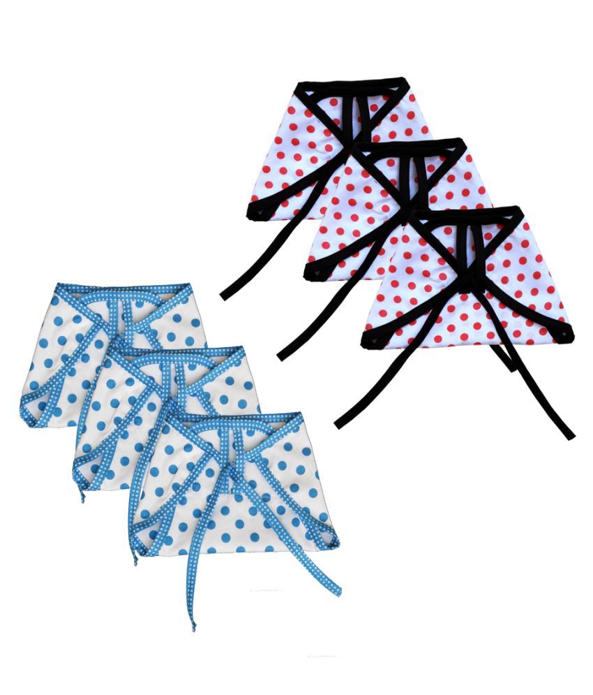 Srim Cotton Nappy with Double Layer Fabric Langot for new born 6 Pcs