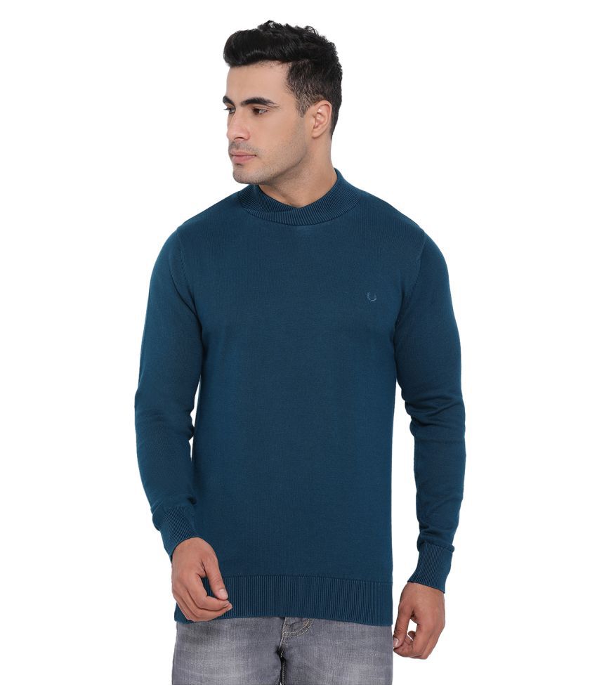 Unex Blue Round Neck Sweater Single - Buy Unex Blue Round Neck Sweater ...