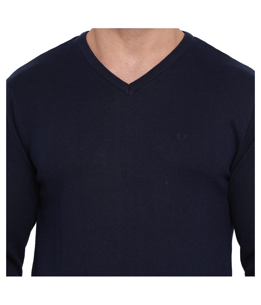 Unex Navy V Neck Sweater Single - Buy Unex Navy V Neck Sweater Single ...