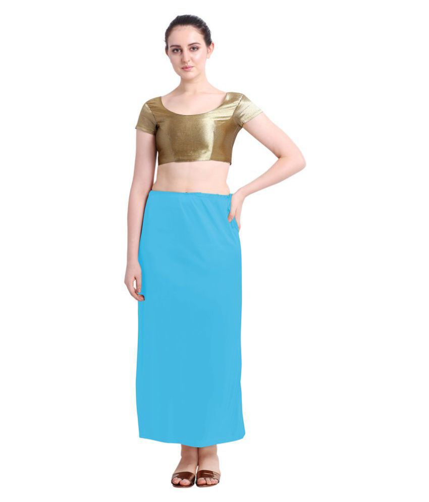 Ziya Turquoise Satin Petticoat Price in India Buy Ziya Turquoise Satin Petticoat Online at