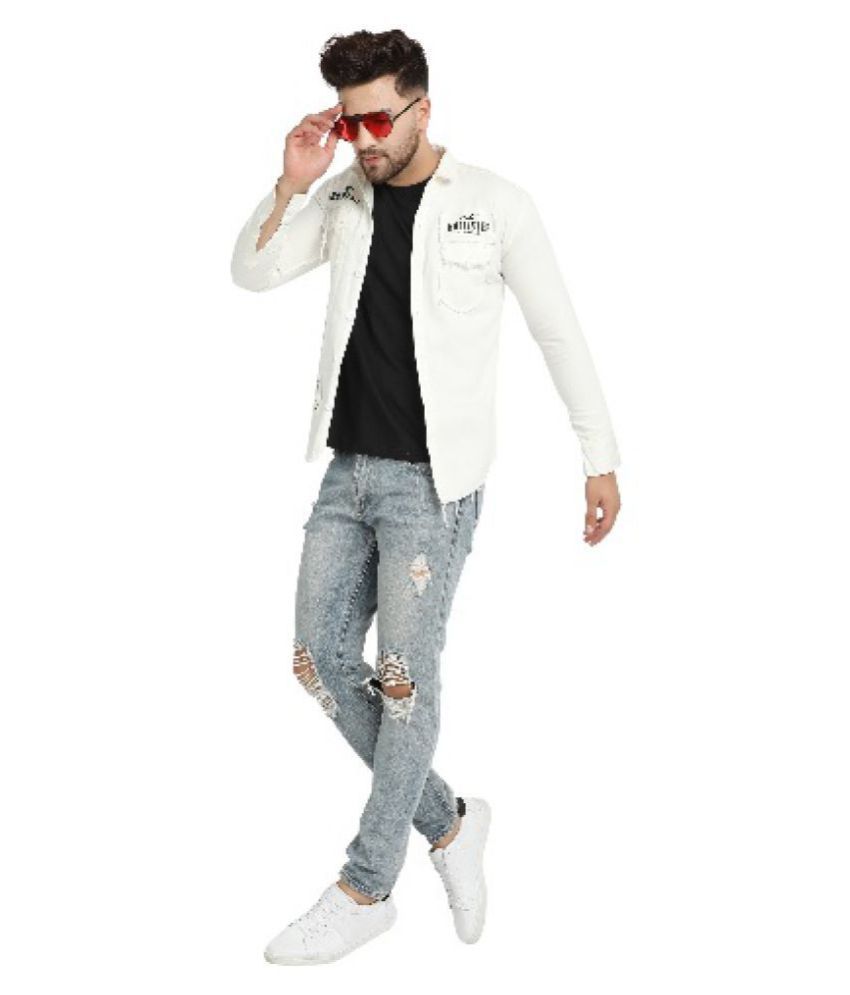 white luxury jacket