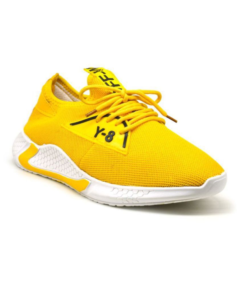 Fashion Victim Sneakers Yellow Casual Shoes