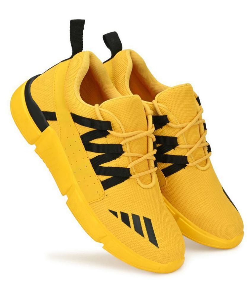 SHOE WORLD Sneakers Yellow Casual Shoes - Buy SHOE WORLD Sneakers ...