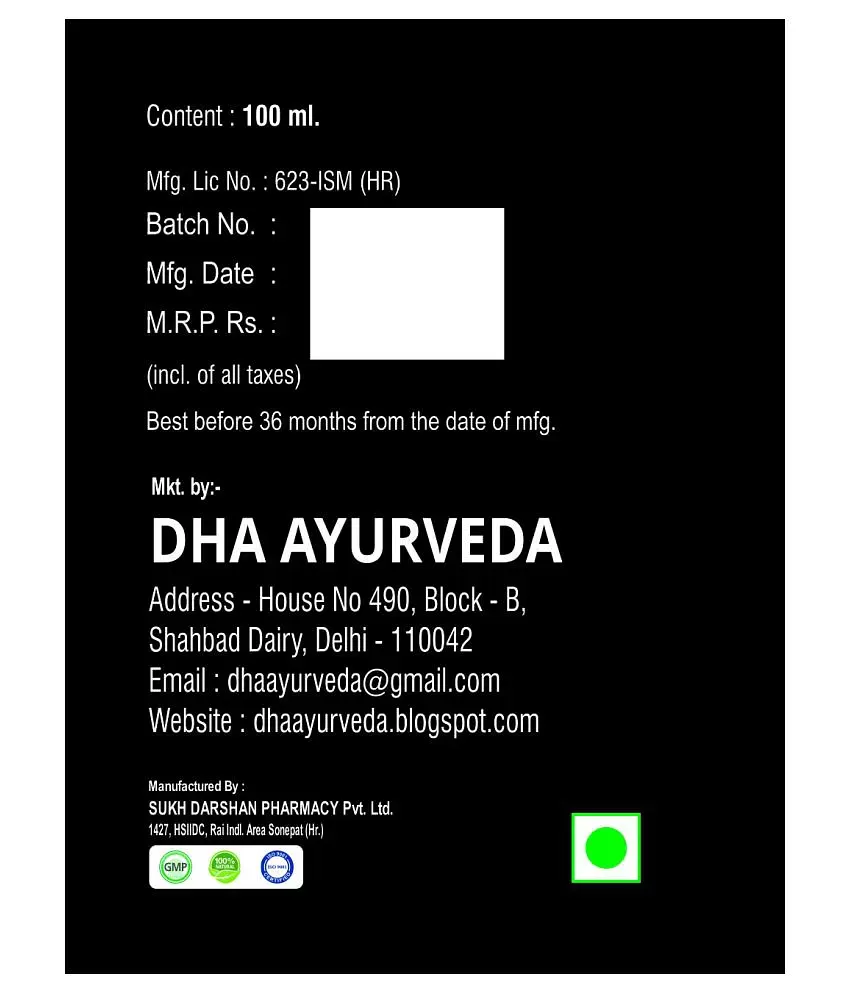 DHA Ayurveda Joshili B-Tone for Women Bust Increase Oil 200 ml Pack Of 2:  Buy DHA Ayurveda Joshili B-Tone for Women Bust Increase Oil 200 ml Pack Of  2 at Best Prices