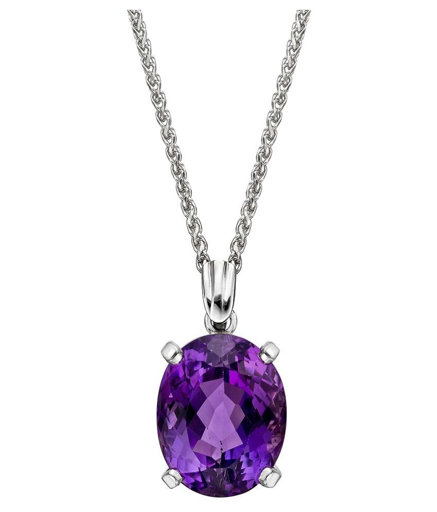 amethyst stone locket