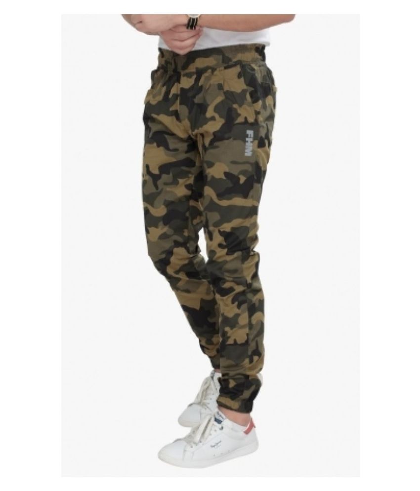 army print joggers