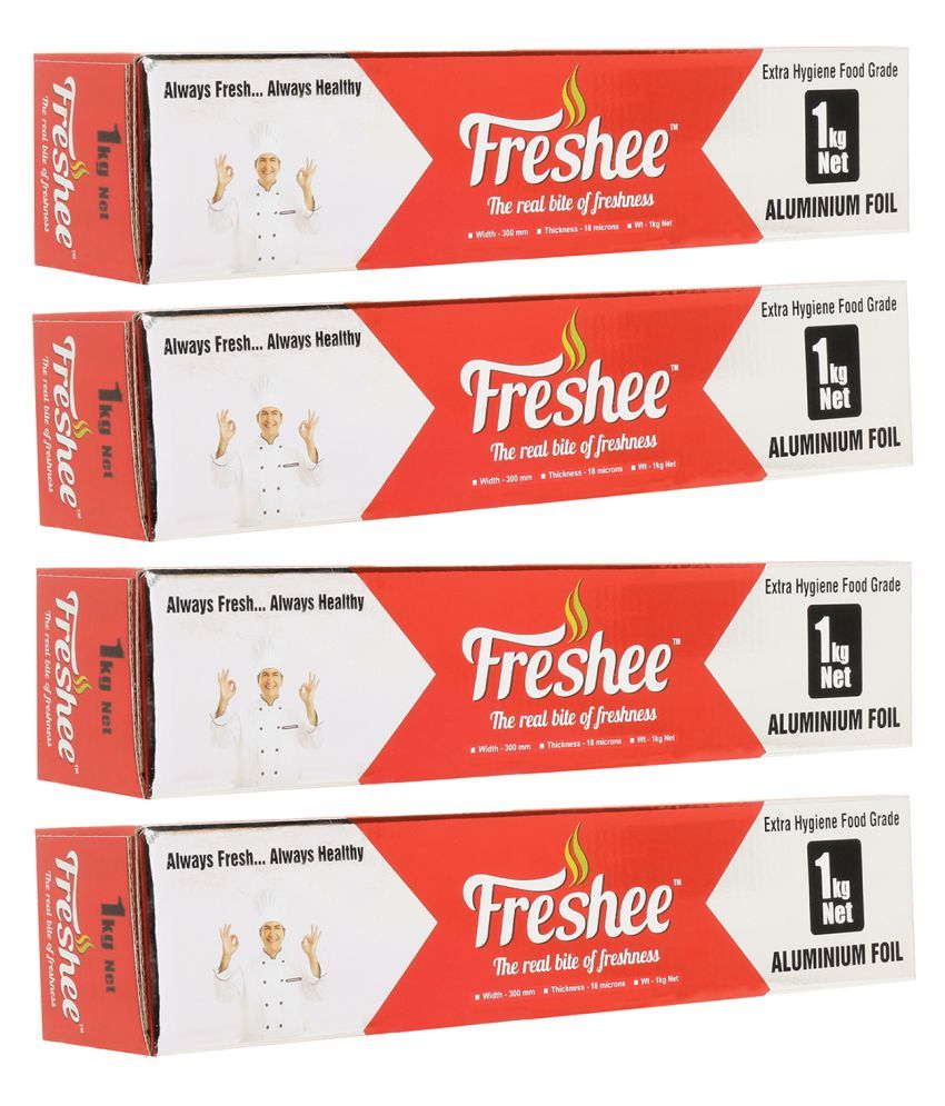     			Freshee 1kg Net Heavy Duty Aluminium Foil Pack of 4