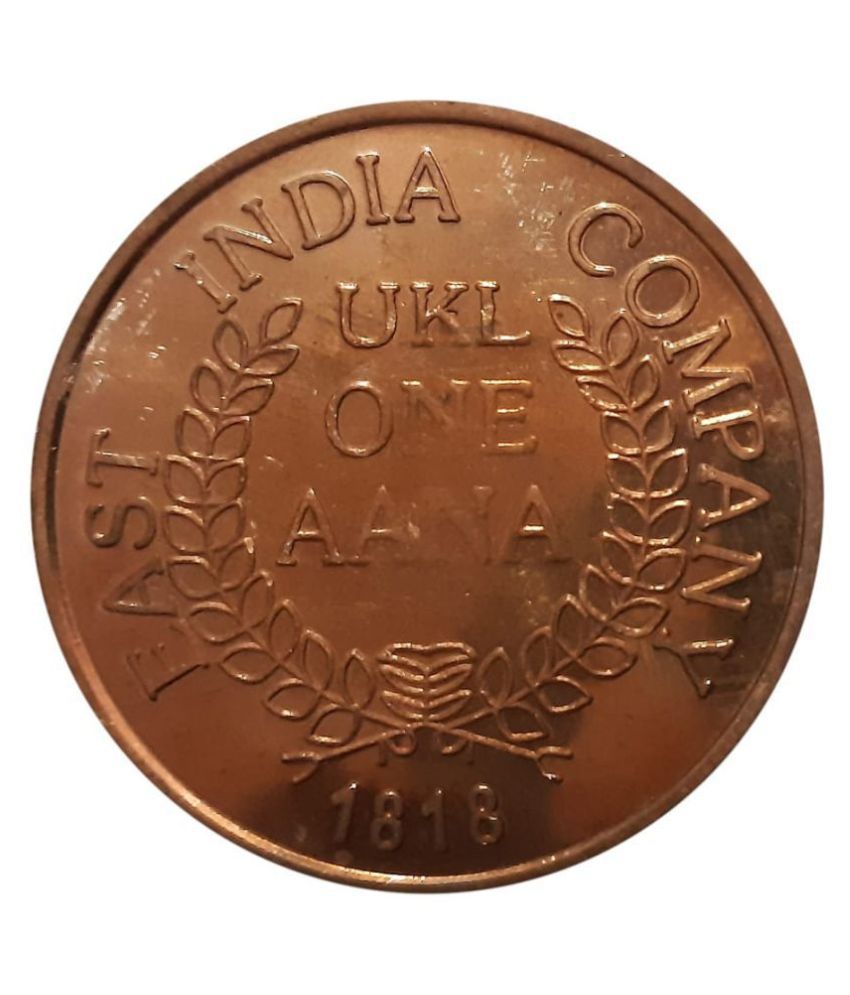Details about   Handmade One Anna 1818 East India Company Radha Krishan Ancient Antique Old Coin