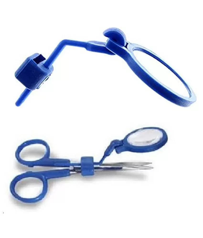 Scissors With Magnifier