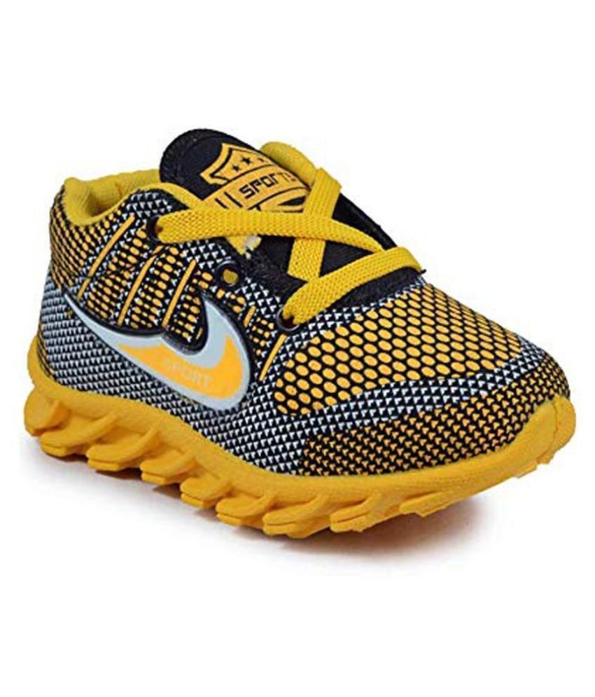 yellow stylish shoes