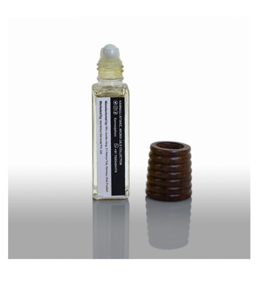 Kannauj Attarz White Oud Concentrated Woody Nonalcoholic 9ml Attar