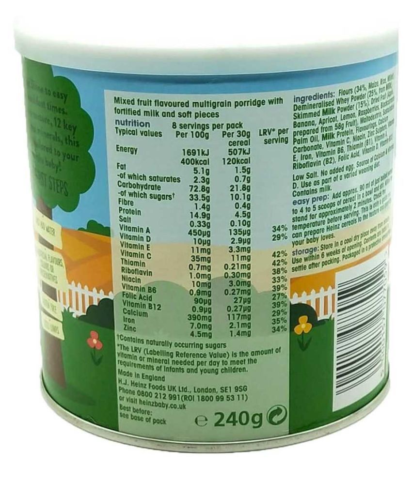 heinz summer fruit porridge