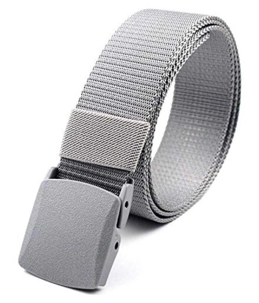     			Livisorb Gray Fabric Casual Belt